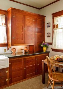Restored Cabinets in a Renovated Craftsman Kitchen