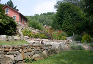 Stone Garden for a Connecticut Victorian