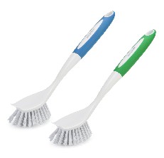Scrub Brush With Comfortable Grip And Flexible Stiff Bristles, Durable  Cleaning Brush For Bathroom, Kitchen, Sink, Bathtub, Floor, Carpet Cleaning  (green+blue+yellow)