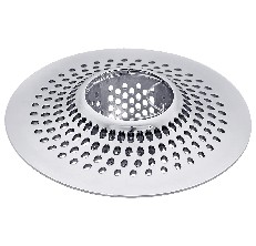 Tub Flo Stainless Steel Hair Catcher for Shower Tub and Sink Drains - Fits Most Drains with No Installation