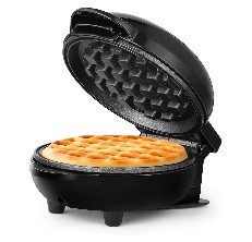 Burgess Brothers Mini Waffle Maker, Portable Electric Non-Stick Waffle  Iron, Belgian Waffle Maker Makes 4 Inch Waffles