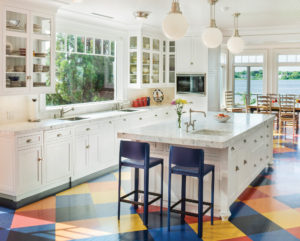 Colorful Kitchen Floor