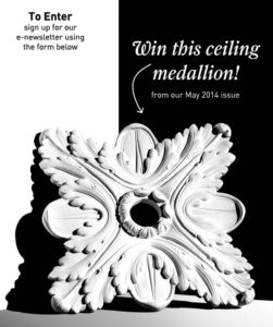 Decorators Supply Ceiling Medallion Giveaway