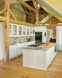 Spacious Kitchen in a Converted Barn