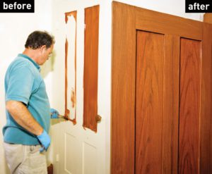 How To Create a Faux Wood Grain Finish