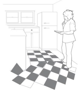 How To Lay a Checkerboard Linoleum Floor