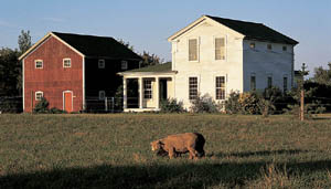 A New Greek Revival Style House on the Prairie