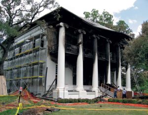 Repairing the Columns at the Texas Governor’s Mansion