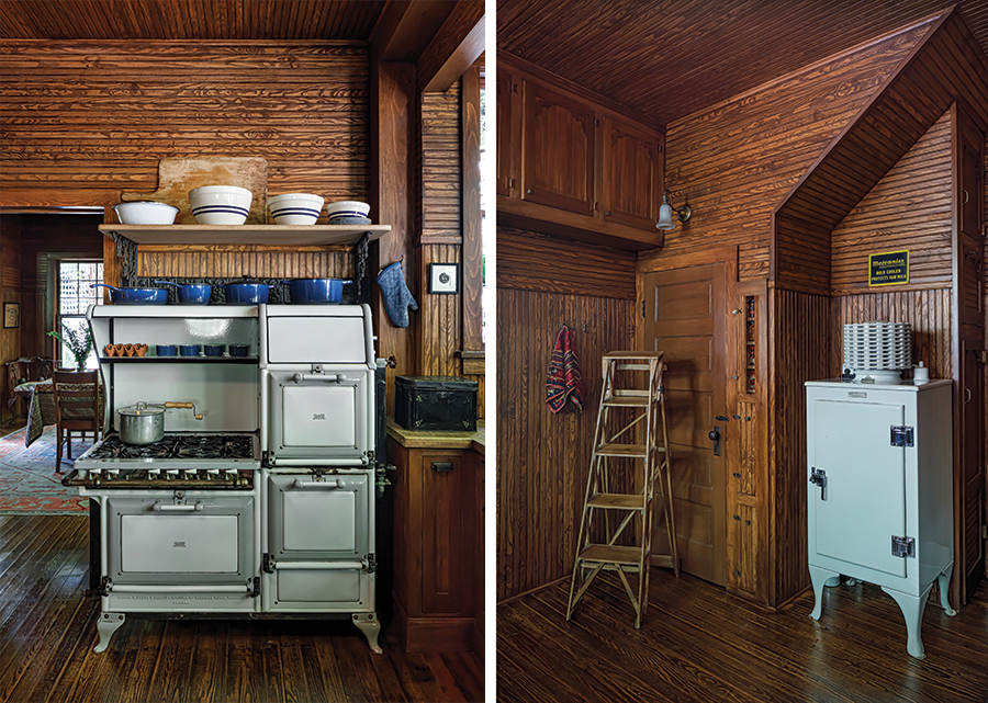 Historic Catskills Lodge kitchen