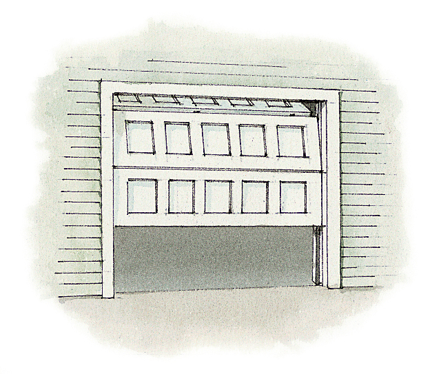 sectional overhead garage door