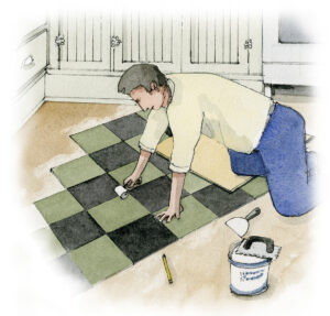 How to Lay Linoleum Tile